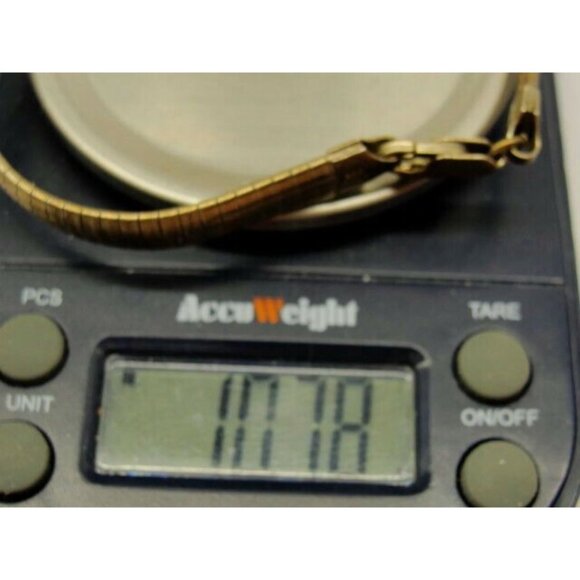 7 3/8" Long Designed Link Sterling Silver 925 Made In Italy Vintage Bracelet - Picture 5 of 10